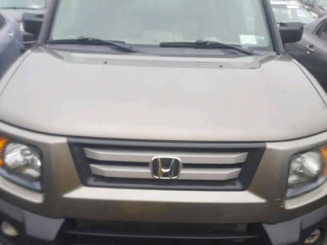 5J6YH27787L001278 - 2007 HONDA ELEMENT EX SILVER photo 7