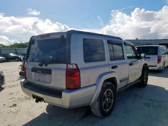 1J8HH48N16C144577 - 2006 JEEP COMMANDER Gümüş foto 4