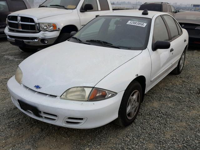 1G1JC524627190981 - 2002 CHEVROLET CAVALIER B WHITE photo 2