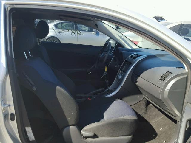 JTKDE177750026753 - 2005 TOYOTA SCION TC Gümüş foto 5