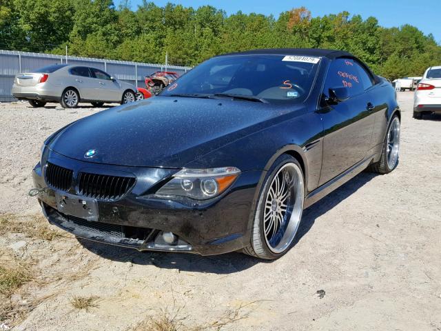 WBAEK73405B328826 - 2005 BMW 645 CI AUT BLACK photo 2