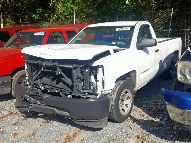 1GCNCPEH5EZ155697 - 2014 CHEVROLET SILVERADO WHITE photo 2