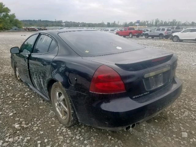 2G2WS522341207982 - 2004 PONTIAC GRAND PRIX BLACK photo 3