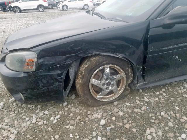 2G2WS522341207982 - 2004 PONTIAC GRAND PRIX BLACK photo 9