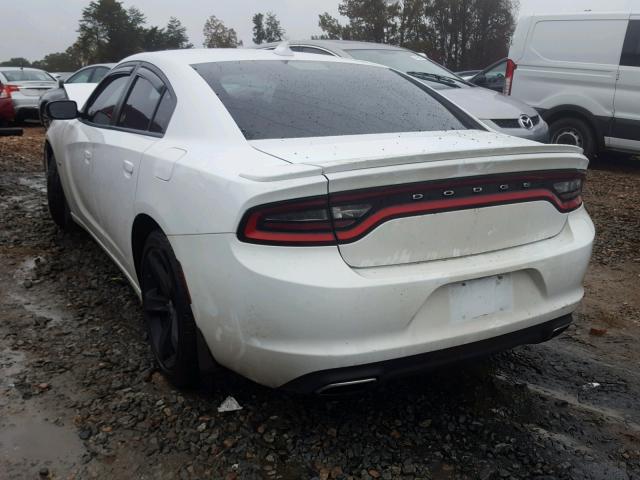 2C3CDXCT0GH226856 - 2016 DODGE CHARGER R/ WHITE photo 3