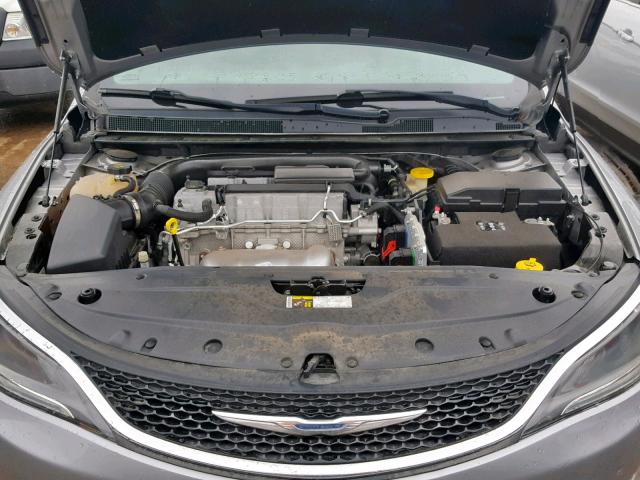 1C3CCCAB8FN700130 - 2015 CHRYSLER 200 LIMITE SILVER photo 7