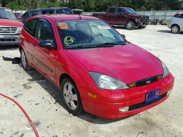 3FAFP31Z34R118138 - 2004 FORD FOCUS ZX3 RED photo 1