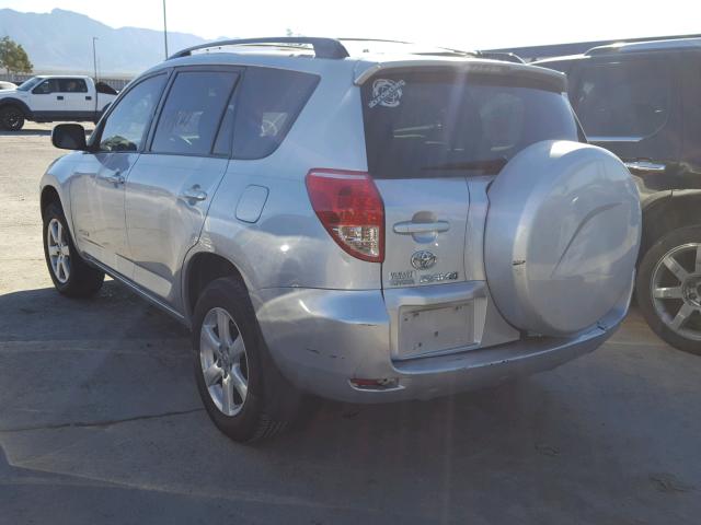 JTMZD34V775072961 - 2007 TOYOTA RAV4 LIMIT SILVER photo 3