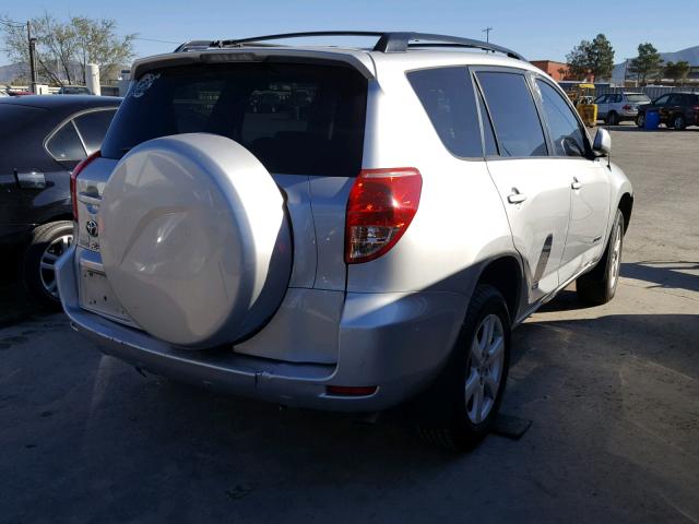 JTMZD34V775072961 - 2007 TOYOTA RAV4 LIMIT SILVER photo 4