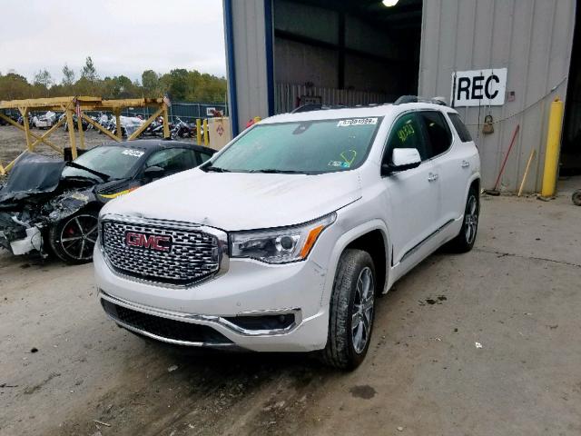 1GKKNXLS2HZ210210 - 2017 GMC ACADIA DEN WHITE photo 2