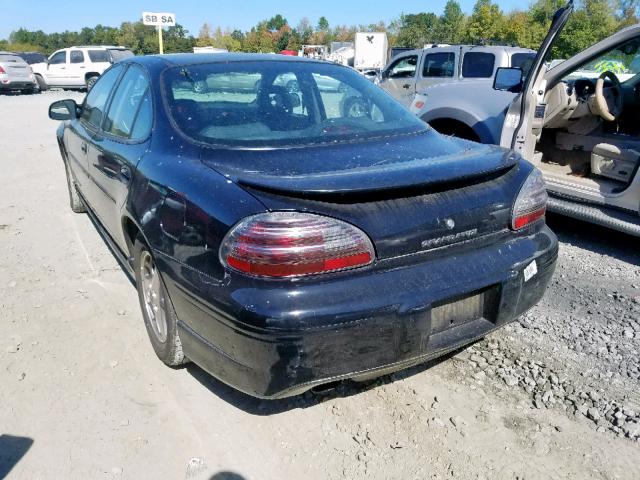 1G2WP52K22F286441 - 2002 PONTIAC GRAND PRIX Սև լուսանկար 3