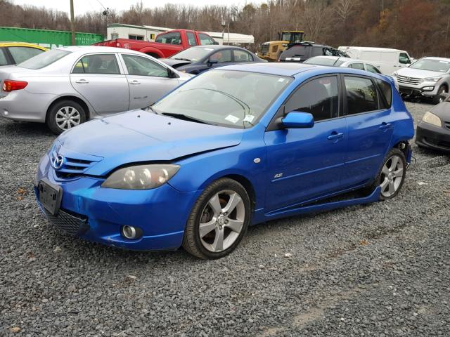 JM1BK143461438858 - 2006 MAZDA 3 HATCHBAC BLUE photo 2