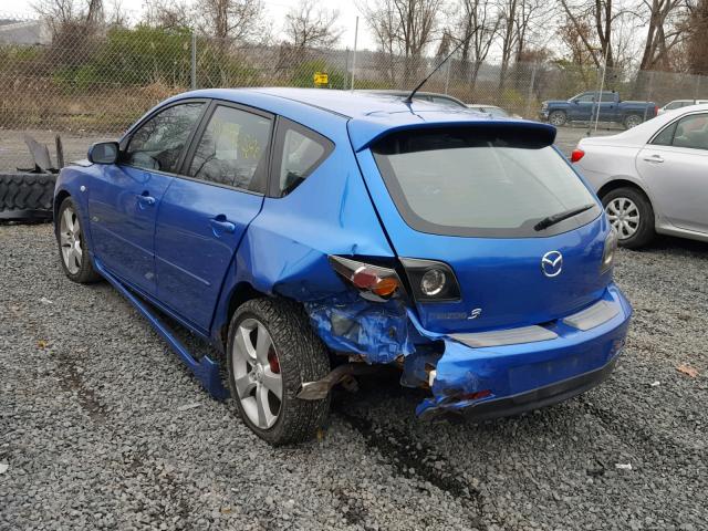 JM1BK143461438858 - 2006 MAZDA 3 HATCHBAC BLUE photo 3