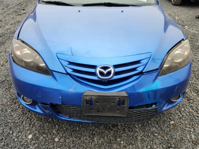 JM1BK143461438858 - 2006 MAZDA 3 HATCHBAC BLUE photo 7