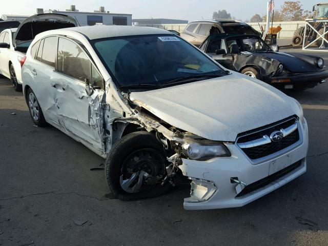 JF1GPAA68E9308285 - 2014 SUBARU IMPREZA BA WHITE photo 1