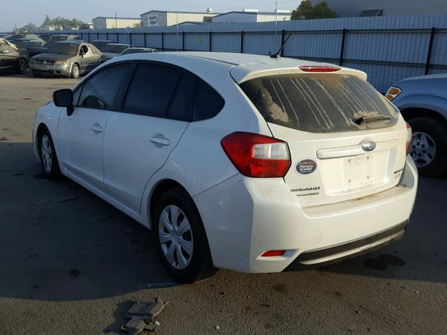 JF1GPAA68E9308285 - 2014 SUBARU IMPREZA BA WHITE photo 3