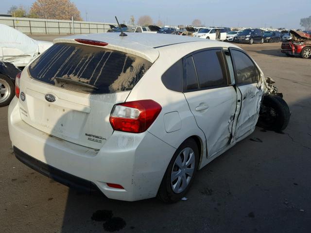 JF1GPAA68E9308285 - 2014 SUBARU IMPREZA BA WHITE photo 4