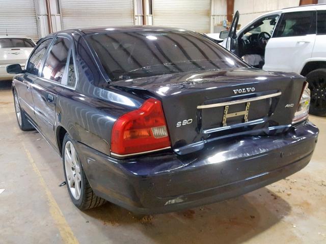 YV1TH592151407960 - 2005 VOLVO S80 2.5T BLUE photo 3