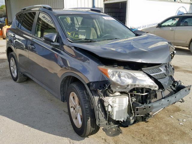 JTMWFREV7DD018379 - 2013 TOYOTA RAV4 XLE GRAY photo 1