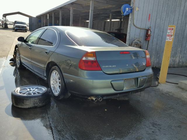 2C3AE66G02H165000 - 2002 CHRYSLER 300M GREEN photo 3