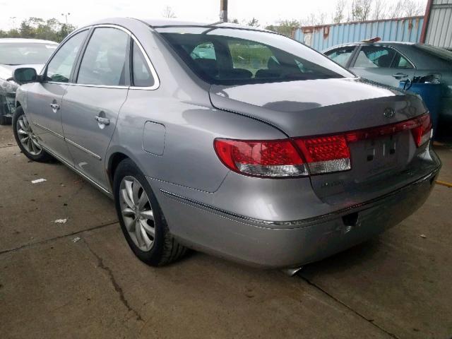 KMHFC46FX6A126269 - 2006 HYUNDAI AZERA SE SILVER photo 3