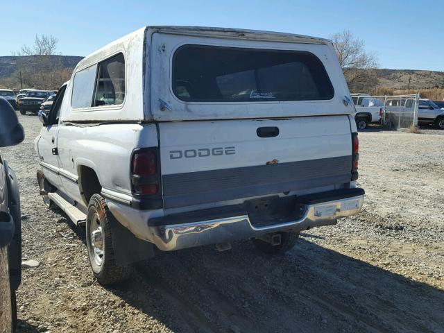 1B7KF26C2SS331531 - 1995 DODGE RAM 2500 WHITE photo 3