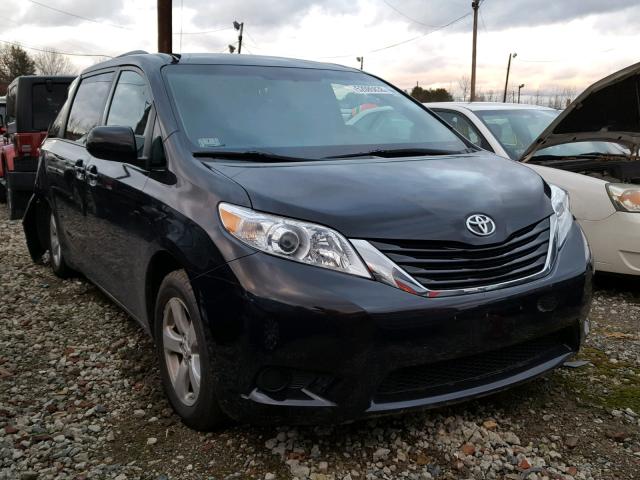 5TDKK3DC9FS551820 - 2015 TOYOTA SIENNA LE BLACK photo 1