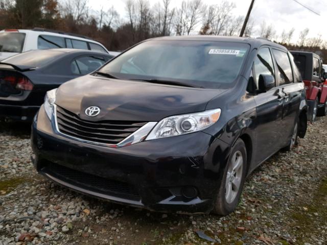 5TDKK3DC9FS551820 - 2015 TOYOTA SIENNA LE BLACK photo 2