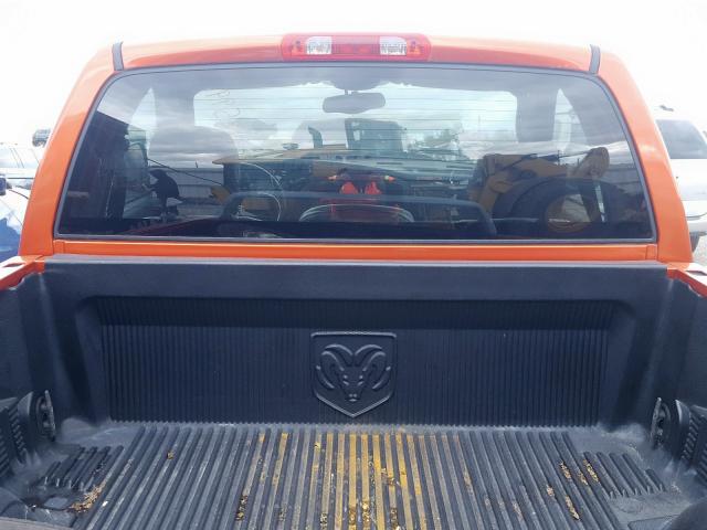 1D7HA16D05J586707 - 2005 DODGE RAM 1500 S ORANGE photo 6