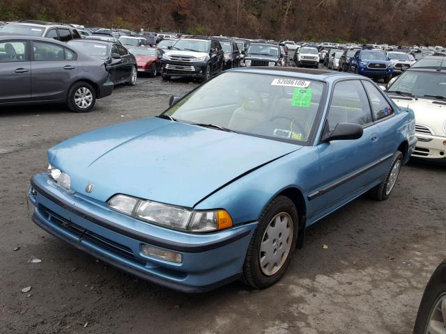 JH4DA9457MS057295 - 1991 ACURA INTEGRA LS BLUE photo 2