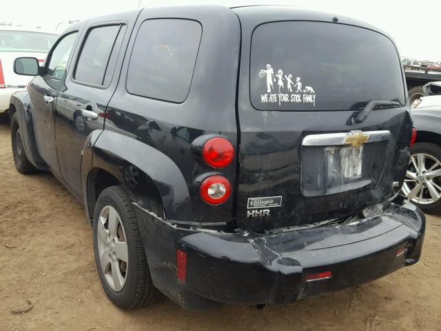 3GNDA13D46S506717 - 2006 CHEVROLET HHR LS BLACK photo 3