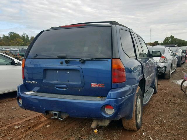 1GKDT13S862258859 - 2006 GMC ENVOY BLUE photo 4