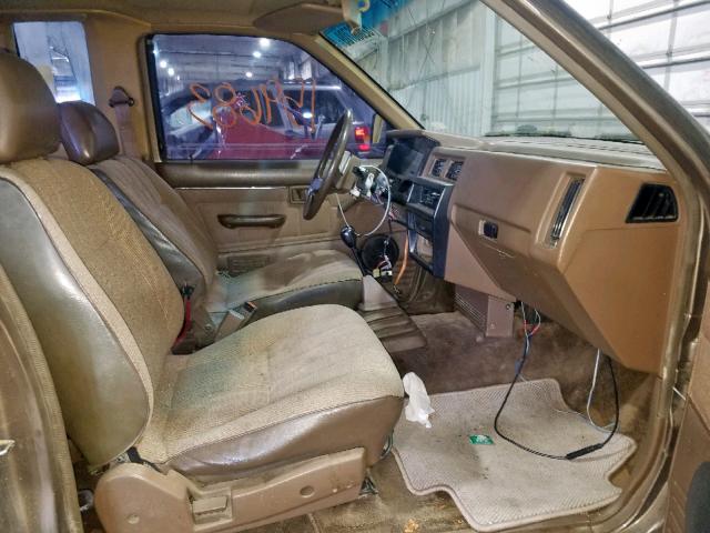 1N6ND16S0HC375502 - 1987 NISSAN D21 KING C BROWN photo 5