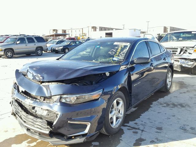 1G1ZB5ST3HF215203 - 2017 CHEVROLET MALIBU LS Көк фото 2
