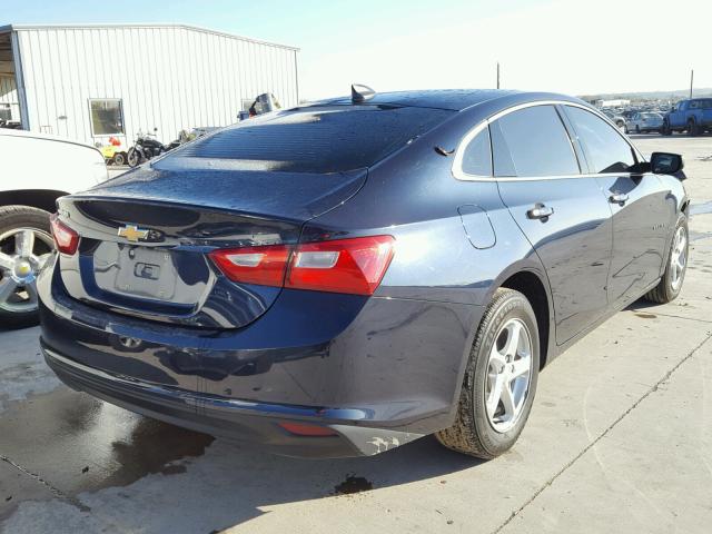 1G1ZB5ST3HF215203 - 2017 CHEVROLET MALIBU LS Көк фото 4
