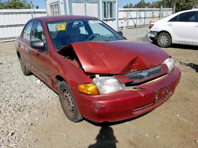 JM1BC1416V0156074 - 1997 MAZDA PROTEGE DX BURGUNDY photo 1