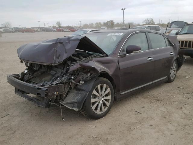 4T1BK3DB8BU397285 - 2011 TOYOTA AVALON BAS Марун фото 2