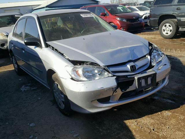 2HGES16394H637348 - 2004 HONDA CIVIC DX V SILVER photo 1