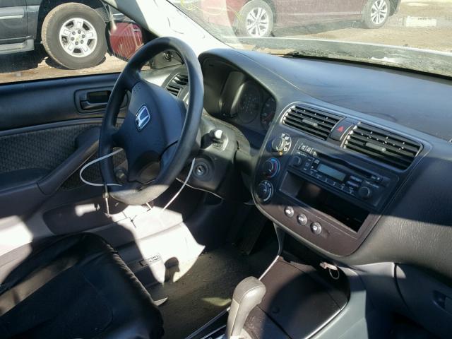 2HGES16394H637348 - 2004 HONDA CIVIC DX V SILVER photo 9