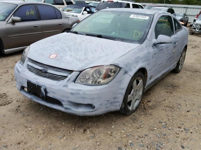 1G1AM15B677306493 - 2007 CHEVROLET COBALT SS GRAY photo 2