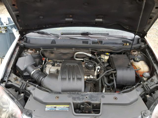 1G1AM15B677306493 - 2007 CHEVROLET COBALT SS GRAY photo 7