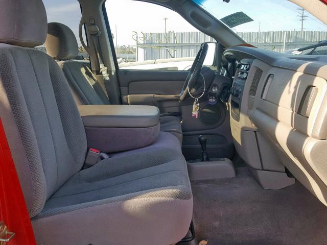 3D7KU28D03G780586 - 2003 DODGE RAM 2500 S Կարմիր լուսանկար 5