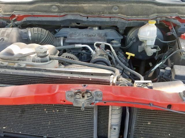 3D7KU28D03G780586 - 2003 DODGE RAM 2500 S Կարմիր լուսանկար 7