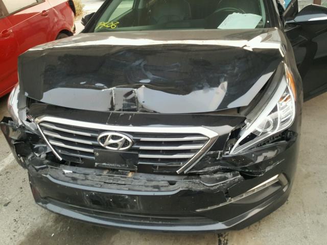 5NPE34AF5FH235562 - 2015 HYUNDAI SONATA SPO BLACK photo 7