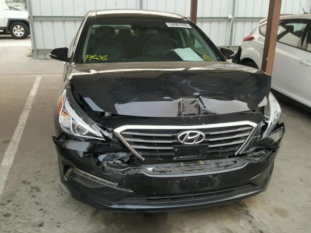 5NPE34AF5FH235562 - 2015 HYUNDAI SONATA SPO BLACK photo 9