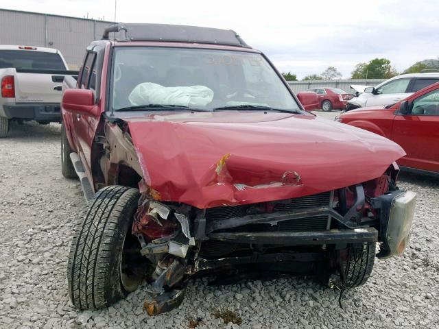 1N6MD29Y33C417896 - 2003 NISSAN FRONTIER C BURGUNDY photo 1