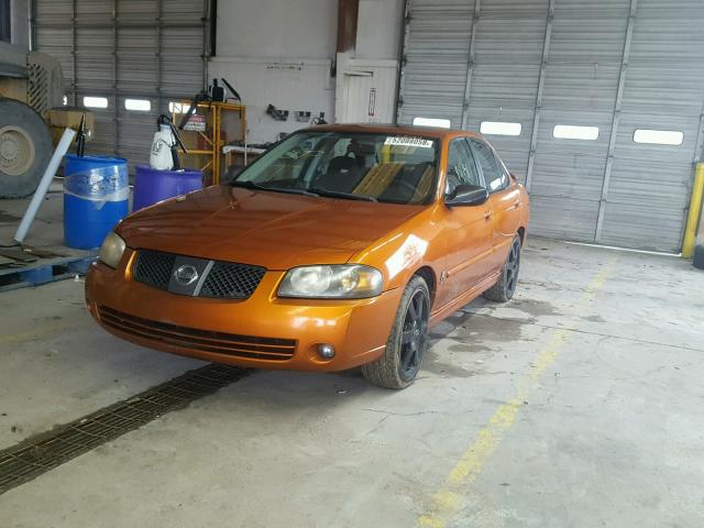 3N1AB51A35L568727 - 2005 NISSAN SENTRA SE- ORANGE photo 2