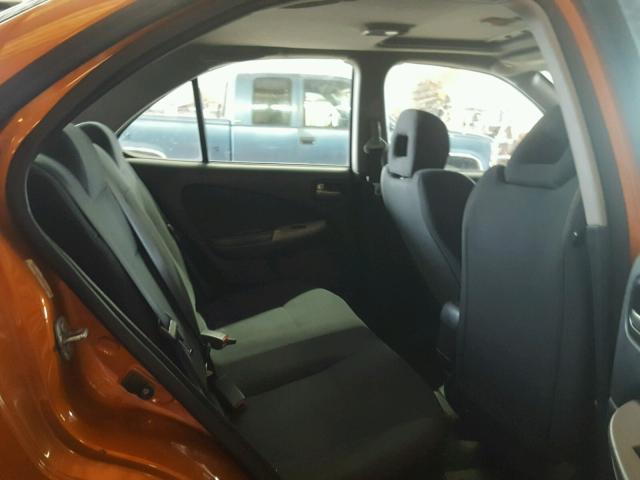 3N1AB51A35L568727 - 2005 NISSAN SENTRA SE- ORANGE photo 6