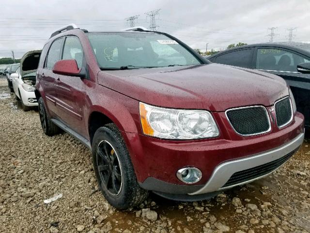 2CKDL33FX86281407 - 2008 PONTIAC TORRENT MAROON photo 1