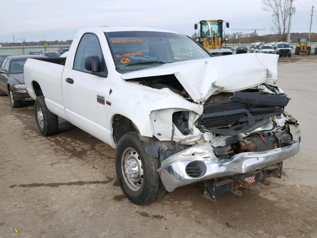 3D6WS26D78G224023 - 2008 DODGE RAM 2500 S WHITE photo 1